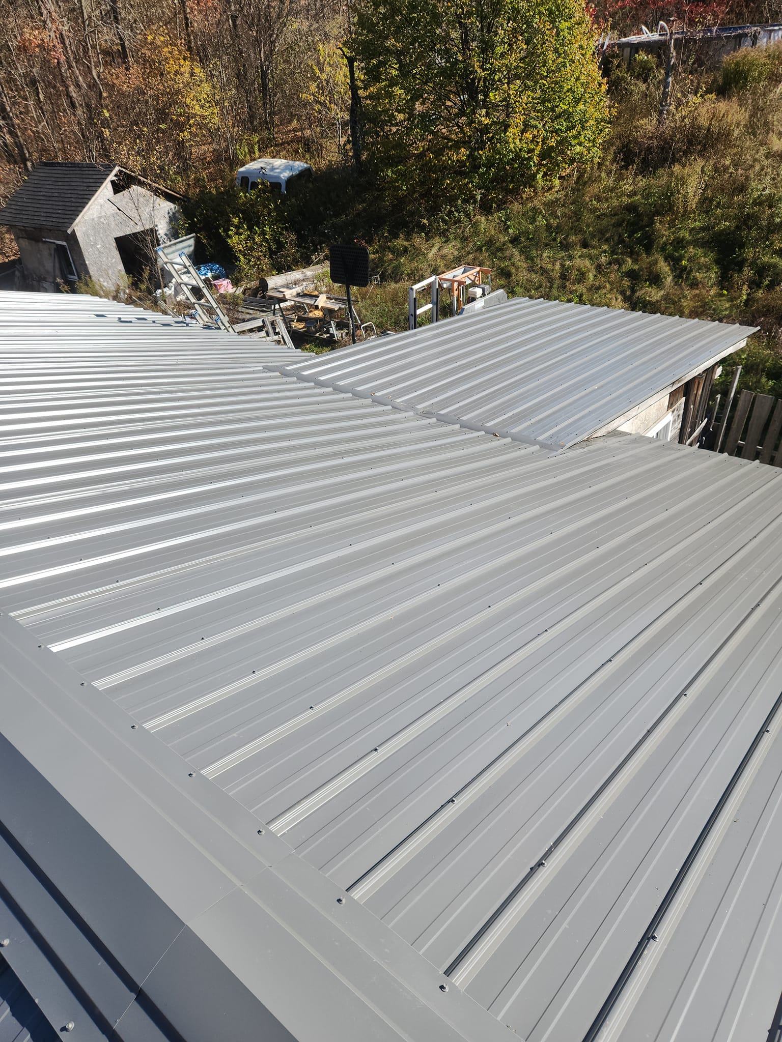 Completed roofing project